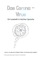 Vorschau - Fördermaterial/Inklusion - Corona Heft: Leseheft in leichter Sprache - Deckblatt