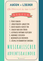 Vorschau - Spiele - musikalische Rätsel 🎄 Adventskalender für Kinder und Erwachsene - Seite 1