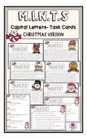 Vorschau - Aufgabenkarten - MINTS - Capitalisation Task Cards - Christmas Edition - Deckblatt