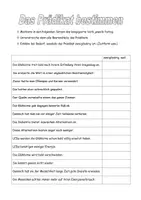Vorschau - Arbeitsblätter - Ein-/Mehrgliedrige Prädikate - Vorbereitung Feldermodell - Seite 1