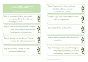 Vorschau - Aufgabenkarten - Tricks, Tipps, Kriterien und Bewertung Gedichtvortrag (Weihnachtsgedichte) - Seite 2