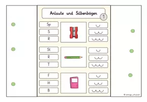 Vorschau - Spiele - 4-fach differenzierte Klammerkarten: Schulsachen - Seite 3
