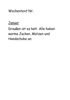 Vorschau - Arbeitsblätter - Wochentexte für das ganze Jahr - Deutsch - Klasse 2 - Seite 2