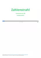 Vorschau - Arbeitsblätter - Zahlenstrahl - Zahlenraum bis 100 Nachbarzahlen - Deckblatt