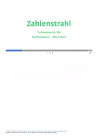 Vorschau - Arbeitsblätter - Zahlenstrahl - Zahlenraum bis 100 Nachbarzahlen 10er - Deckblatt