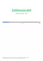 Vorschau - Arbeitsblätter - Zahlenstrahl - Zahlenraum 600 - 1000 - Deckblatt