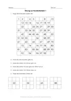 Vorschau - Arbeitsblätter - Übungen an der Hundertertafel (3 Arbeitsblätter) - Seite 3