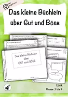 Vorschau - Unterrichtsreihen - Ethik - Das kleine Büchlein über GUT und BÖSE - Deckblatt