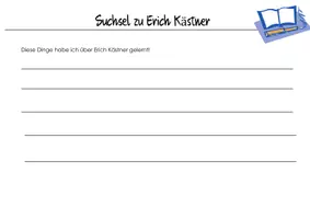 Vorschau - Arbeitsblätter - Rätsel/Suchsel zum Autor Erich Kästner! Inkl. Lösung! - Seite 2