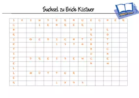 Vorschau - Arbeitsblätter - Rätsel/Suchsel zum Autor Erich Kästner! Inkl. Lösung! - Seite 3