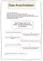 Vorschau - Arbeitsblätter - Das Anschreiben - Seite 1