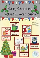 Vorschau - Stundenentwürfe - Christmas - Picture & word cards #weihnachtenauflmp - Deckblatt