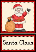 Vorschau - Stundenentwürfe - Christmas - Picture & word cards #weihnachtenauflmp - Seite 1
