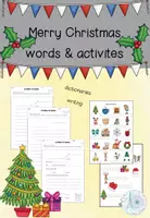 Vorschau - Arbeitsblätter - Christmas - words & activities #weihnachtenauflmp - Deckblatt
