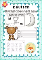 Vorschau - Arbeitsblätter - Miniheft zum Buchstaben M m - Deckblatt