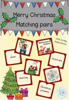 Vorschau - Stationenlernen - Christmas - Matching pairs #weihnachtenauflmp - Deckblatt