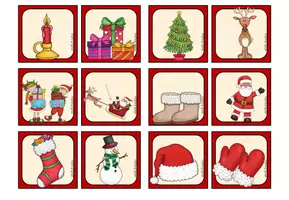 Vorschau - Stationenlernen - Christmas - Matching pairs #weihnachtenauflmp - Seite 3