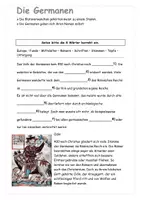 Vorschau - Arbeitsblätter - Alles rund um die Germanen Texte, Aufgaben, Lösungen - Seite 2