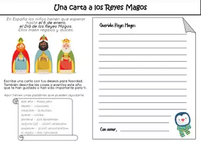 Vorschau - Arbeitsblätter - Una carta a los Reyes Magos - Schreibkompetenz fördern - Seite 3