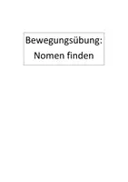 Vorschau - Arbeitsblätter - 3x Wortarten üben in Bewegung (Nomen, Verben, Adjektive) + 3x Zusatz - Seite 1