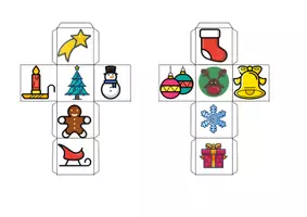 Vorschau - Arbeitsblätter - Vokabel-Würfel / Geschichten-Würfel - Weihnachten - Seite 3