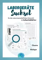 Vorschau - Arbeitsblätter - Laborgeräte - 4x Suchsel (Chemie, Biologie) - Deckblatt