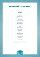 Vorschau - Arbeitsblätter - Laborgeräte - 4x Suchsel (Chemie, Biologie) - Seite 2