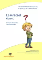 Vorschau - Stationenlernen - Leseverständnis Klasse 2 - Wer bin ich? Leserätsel - Deckblatt