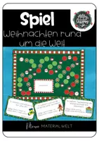 Vorschau - Spiele - Brettspiel - Weihnachten rund um die Welt - Deckblatt