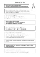 Vorschau - Arbeitsblätter - Zeichnen mit dem Zirkel - Seite 1