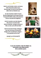 Vorschau - Mal- und Bastelvorlagen - Weihnachten AB Weihnachtskarten - Deckblatt