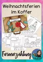 Vorschau - Arbeitsblätter - Erzählanlass Ferienerzählung aus dem Weihnachtsferien-Koffer - Deckblatt