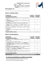 Vorschau - Klassenarbeiten - Deutscharbeit zur Ballade "Der Handschuh" (Schiller), Nacherzählung u. Inhaltsfragen inkl. Bewertungsbogen - Seite 3