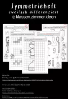 Vorschau - Arbeitsblätter - Winterliches Symmetrieheft (2fach-differenziert) - Deckblatt