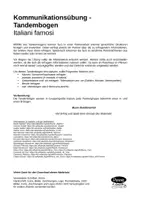 Vorschau - Arbeitsblätter - Kommunikationsübung Italienisch: Tandembogen Italiani famosi - Italienische Persönlichkeiten - Seite 1