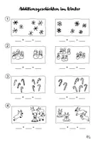 Vorschau - Arbeitsblätter - Additionsgeschichten Klasse 1 - Deckblatt