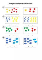 Vorschau - Arbeitsblätter - Additionsgeschichten Klasse 1 - Seite 3