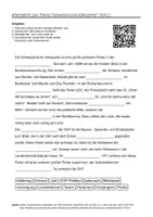 Vorschau - Arbeitsblätter - Arbeitsblätter zum Thema "Schweizerische Volkspartei" + Lösung & MP3 + - Deckblatt