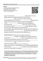 Vorschau - Arbeitsblätter - Arbeitsblätter zum Thema "Sirup" + Lösung & MP3 + - Deckblatt