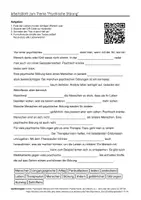 Vorschau - Arbeitsblätter - Lernposter + Arbeitsblätter zum Thema "psychischen Störungen" + Lösung & MP3 + Mindmap + Infografik - Seite 1