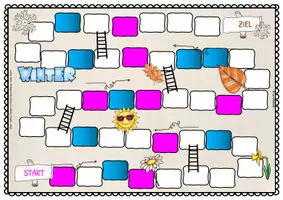 Vorschau - Spiele - Kalenderspiel zu Jahreszeiten und Monaten Klasse 2 Sachunterricht Grundschule Kalender - Seite 2