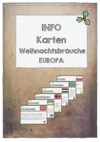 Vorschau - Stationenlernen - Paket Weihnachtsbräuche Europa und Weltweit - Seite 1