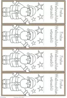 Vorschau - Bildkarten - Lesezeichen Winter & Weihnachten (Weihnachtsgeschenk) - Seite 1