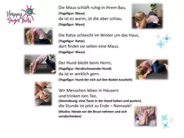 Vorschau - Unterrichtsreihen - Happy Yoga Kids - WINTER - Tiere und Menschen im Winter - Seite 3