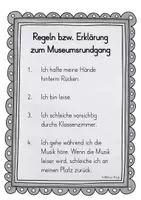 Vorschau - Lehrpläne/Lehrermaterial - Regeln für einen Museumsrundgang im Hoch- oder Querformat - Seite 3