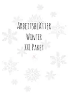 Vorschau - Arbeitsblätter - Arbeitsblätter Winter - Deckblatt