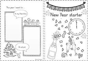 Vorschau - Arbeitsblätter - New Year's booklet - Neujahrsvorsätze Neujahr 2021 - Seite 3
