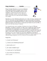 Vorschau - Text - Maradona Biografía: Spanische Lesung - Deckblatt