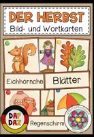 Vorschau - Bildkarten - Bildkarten Herbst – Bild- und Wortkarten für Deutsch, DaZ und DaF | Wortschatz - Deckblatt