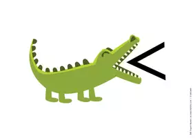 Vorschau - Präsentationen/Tafelbilder - "größer als", "kleiner als" & "gleich" mit Mathigator Max - Seite 2